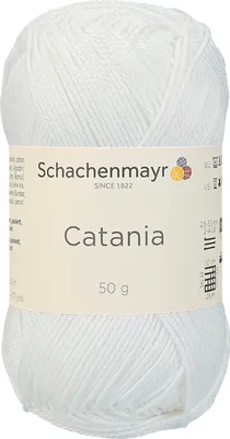 Produktbild von Schachenmayr Catania 00106  White Strickgarn