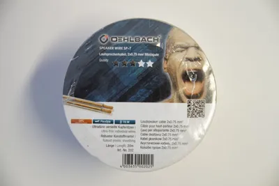 Immagine prodotto di Cavo per altoparlanti Oehlbach 2 x 0,75 mm bianco bobina da 20 metri