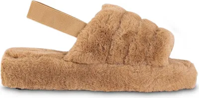 Produktbild von Damen Pantoffeln Winter Plüsch Warme Hausschuhe Leicht Braun Gr.37
