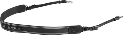 Immagine prodotto di Pettorale in pelle di vitello Acavallo con elastico, Taglia:Warmblood, Colore:nero