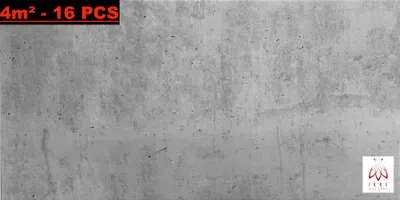 Imagen del producto de Paneles de cartón alveolar, paneles de pared, paneles de techo, modelo CB01: grosor de 5 mm, aspecto de hormigón que imita la piedra, revestimiento de pared resistente, cobertura de 4 m²