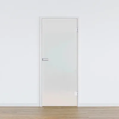 Produktbild von Pertura Glastür Glera Satin 709 x 2085 x 8 mm Rechts für Beschlag Studio Office