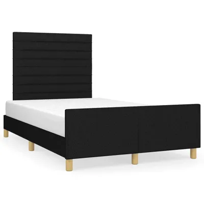 Obrázek produktu pro vidaXL Rám postele bez matrace černý 120x200 cm látka
