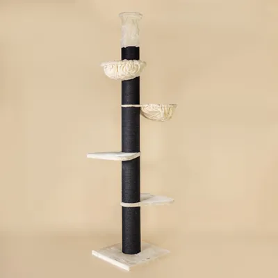 Produktbild von Kratzbaum Maine Coon Tower Blackline 235-255 cm (Creme)