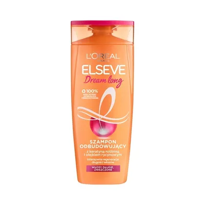 Zdjęcie produktu dla L`Oreal Paris Elseve Dream Long Szampon Odbudowujący dla włosów długich i zniszczonych 400 ml