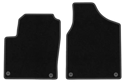 Immagine prodotto di Tappetini anteriori in moquette per Seat Alhambra I 1995-2010 (monovolume) – 2 pezzi, neri, su misura – Wielganizator BASIC – versione W0026