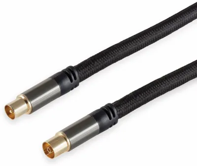 Zdjęcie produktu dla Czarny kabel antenowy, 2,5 m