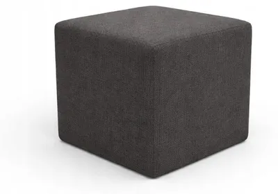Zdjęcie produktu dla Pufa Podnóżek kwadratowy pleciony 40x40x40 cm czarny BC