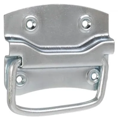 Produktbild von Tragegriff 85x68 mm silber verzinkt für Kisten und Behälter