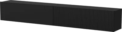 Produktbild von Dmora TV-Schrank Sindia 200x29,8x30,5 cm Schwarz Anthrazit, mit flexiblem Regal