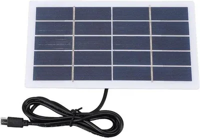 Produktbild von Solarpanel - Solarladegerät - Außenbeleuchtung - 18x14x2cm - USB-C Schnittstelle