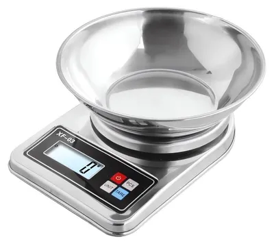 Obrázek produktu pro Verk 17143 Kuchyňská váha 0,1 g - 5 kg digitální, stříbrná