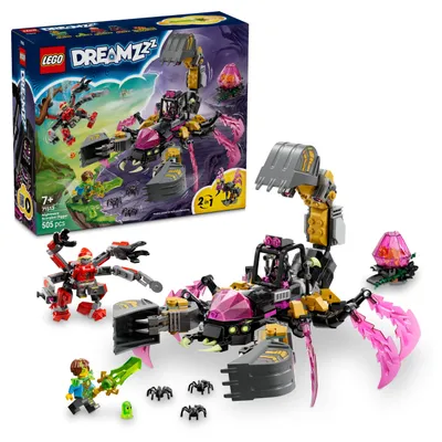 Zdjęcie produktu dla LEGO DREAMZzz Koszmarna skorpionowa koparka, Zestaw do budowania, 7 lat(a), Plastik, 505 szt., 648 g