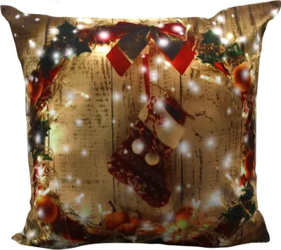 Immagine prodotto di Copertura per cuscino a LED natalizio - Natale