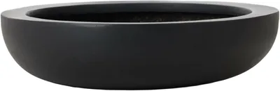 Image de VIVANNO Coupe décorative en fibre de verre PLANA Coupe, anthracite mat - 43x11 cm