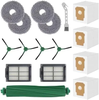 Produktbild von PromoHome® Ersatzset Kompatibel mit iRobot Roomba Plus 405 Combo/505 Combo - Komplettes Wartungsset