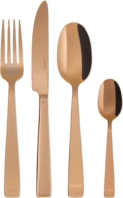 Obrázok produktu pre Sambonet Plochá sada príborov z nehrdzavejúcej ocele/PVD medi 24 ks S0015-S00018-62712C81