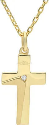 Produktbild von JuwelmaLux Anhänger 333/000 (8 Karat) Gold Kreuz mit Zirkonia JL20-02-0472