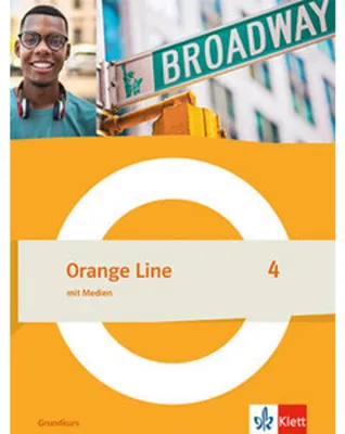 Image de Orange Line 4 Grundkurs. Schulbuch (fester Einband) Klasse 8