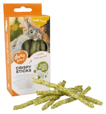 Productafbeelding van Duvo+ Krokante Knabbelsticks Spinazie 50GR