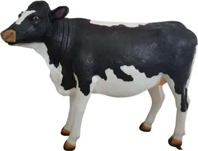 Immagine prodotto di Mucca Bovino a grandezza naturale Figura Decorazione Statue Scultura Decorazione Giardino Figure 142cm