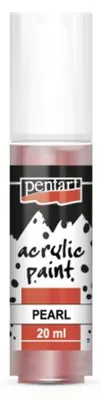 Imagen del producto de Pintura acrílica nacarada PENTART, 20 ml, color rosa