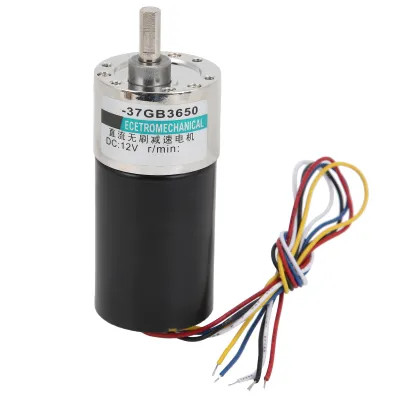 Obrázek produktu pro Bezkartáčový motor,stejnosměrný motor,stejnosměrný bezkartáčový motor,bezkartáčový motor XD-37GB3650,bezkartáčový motor s redukcí otáček,nízkootáčkový motor,bezkartáčový motor DC12V,motor s redukcí otáček,mini motor,bezkartáčový motor CW/CCW,bezkartáčový motor s redukcí otáček,motor