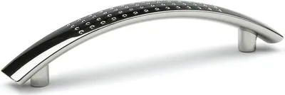 Produktbild von Kewina 128 Möbelgriff, poliertes Chrom + Schrauben