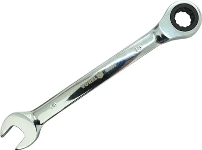 Obrázok produktu pre Kľúč očkoplochý račňový 14 mm CrV TO-52656