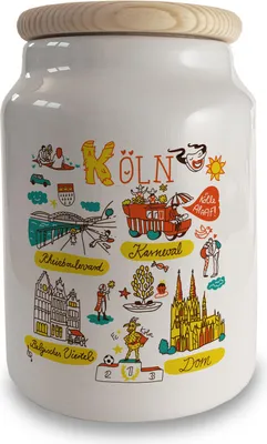 Produktbild von Köln Wimmelbild Keksdose
