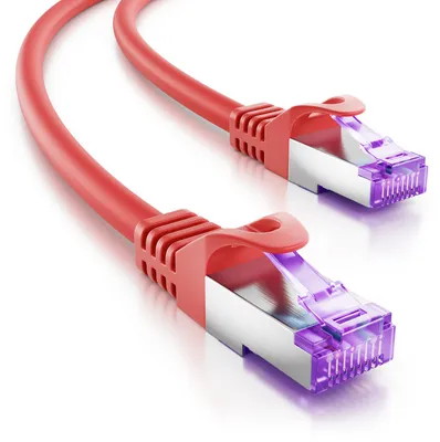 Produktbild von deleyCON MK2748, 1,5 m, Cat7, S/FTP (S-STP), RJ-45, RJ-45, Rot