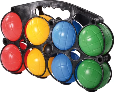 Produktbild von EDUPLAY 170377 Boccia im Kunststoff-Träger, mehrfarbig, 9-teilig (1 Set)
