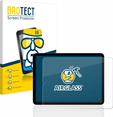Produktbild von BROTECT Schutzglas für Apple iPad Air 5 2022 (5. Gen.) Schutzfolie Panzer Folie Glas Display Schutz klar