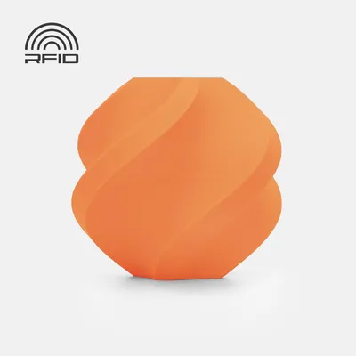 Produktbild von BambuLab PLA Matte Filament mit Spule 1kg Refill Mandarinorange (11300)