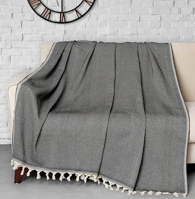 Produktbild von L'Essentiel Linge de Maison, Trendy- DCH1922, Schwarz, Hussen, 100% BAUMWOLLE