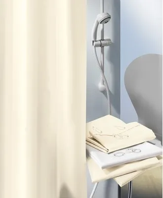 Produktbild von Spirella 7610583290519, Einfarbig, Ring, Polyester, Beige, 30 °C, 2000 mm