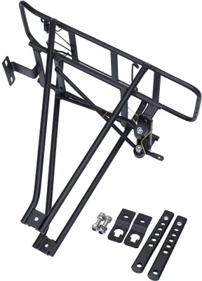 Productafbeelding van PowerSmart e-bike accu, bagagedrager, zadel voor elektrische fiets, geschikt voor merken McKenzie, Montana, MIFA, PfauTec, Raleigh, wielen van 700c 28", kleur zwart