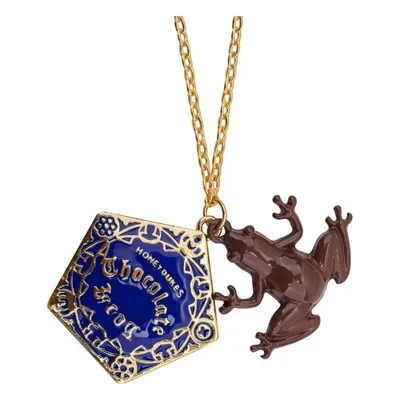 Produktbild von Cinereplicas Harry Potter – Schokoladenfrosch-Halskette – 56 cm – offizielle Lizenz