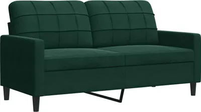 Produktbild von vidaXL 2-Sitzer-Sofa Dunkelgrün 140 cm Samt