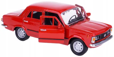 Produktbild von Welly Fiat 125P Metallmodell im Maßstab 1:34-39 Rot