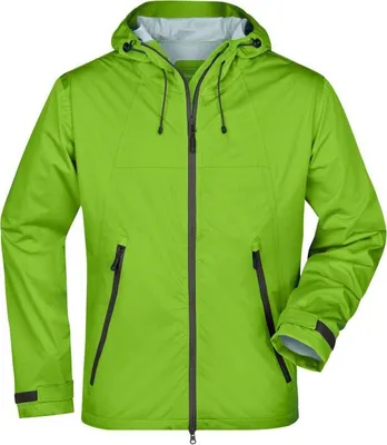 Produktbild von Men's Outdoor Jacket spring-green/iron-grey, Gr. 3XL