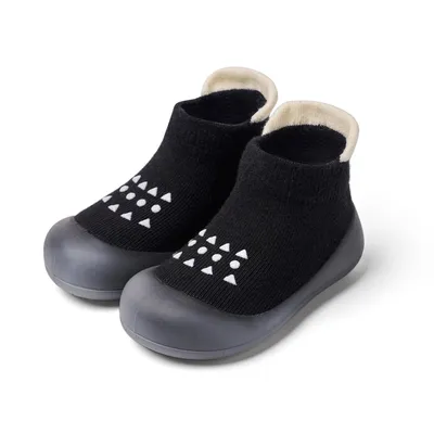 Produktbild von Minicee Baby Schuhe Anti-Rutsch Unisex Weiche Sohle Gr. 22–23 Schwarz