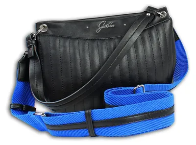 Produktbild von Glüxklee Kunstleder Damen Henkeltasche schwarz 28x8x24 D2OTD104S