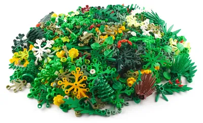Produktbild von LEGO® Grünzeug Pflanzen Blätter Gemischt NEU! Menge 50x – Jede Mischung individuell zusammengestellt