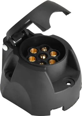 Immagine prodotto di Connettore per rimorchio, spina 12 V, rame nero Auto per autovetture