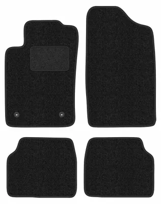 Produktbild von Velours-Fußmatten für Peugeot 405 1987-1996 (Limousine/Kombi) – 4-tlg, Anthrazit, passgenau – Wielganizator ANTHRA