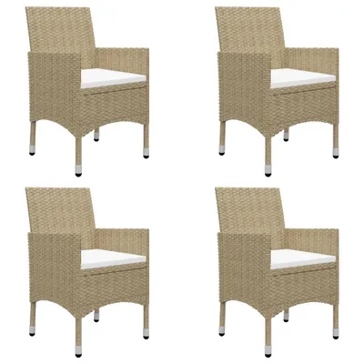 Image de vidaXL Ensemble de jardin 5 pièces Beige
