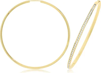 Produktbild von 9 Karat (375) Gold Damen - Paar Creolen - 50mm; TRS369249KYMM50