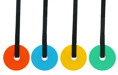 Produktbild von Zielscheiben, Set mit 4 Stück (15 cm) – Präzisions- und Agilitätstraining für Fußball, Lacrosse und Hockey