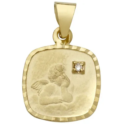 Produktbild von Miamar EN23 Kinder Anhänger Schutzengel 14 Karat (585) Gold